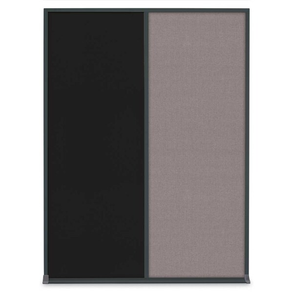 United Visual Products Single Door Radius Plus Corkboard, 18"X, UV8000PLUS-BRONZE-SURF UV8000PLUS-BRONZE-SURF - main